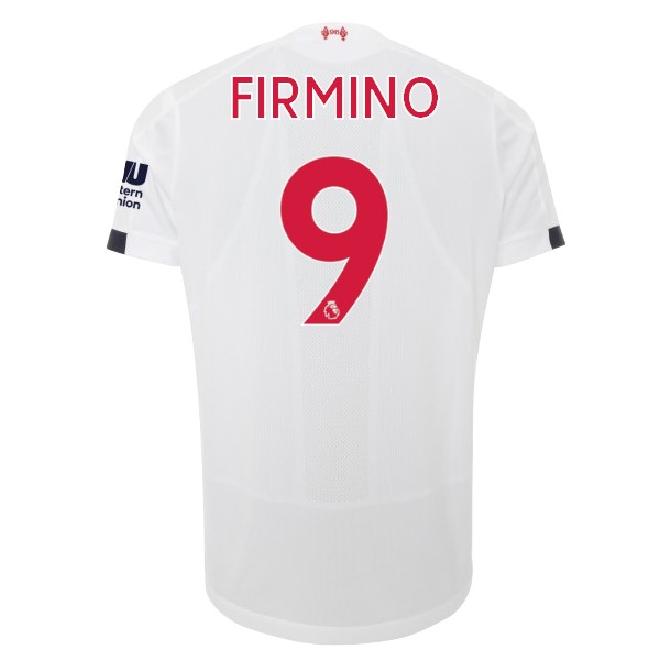 Camiseta Liverpool NO.9 Firmino 2ª 2019-2020 Blanco